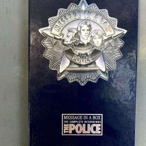 NM The Police Message in a Box 4CD set w Book Best of Greatest Hits Live Roxanne Reggatta de Blanc Walking on the Moon Every Breath You Take