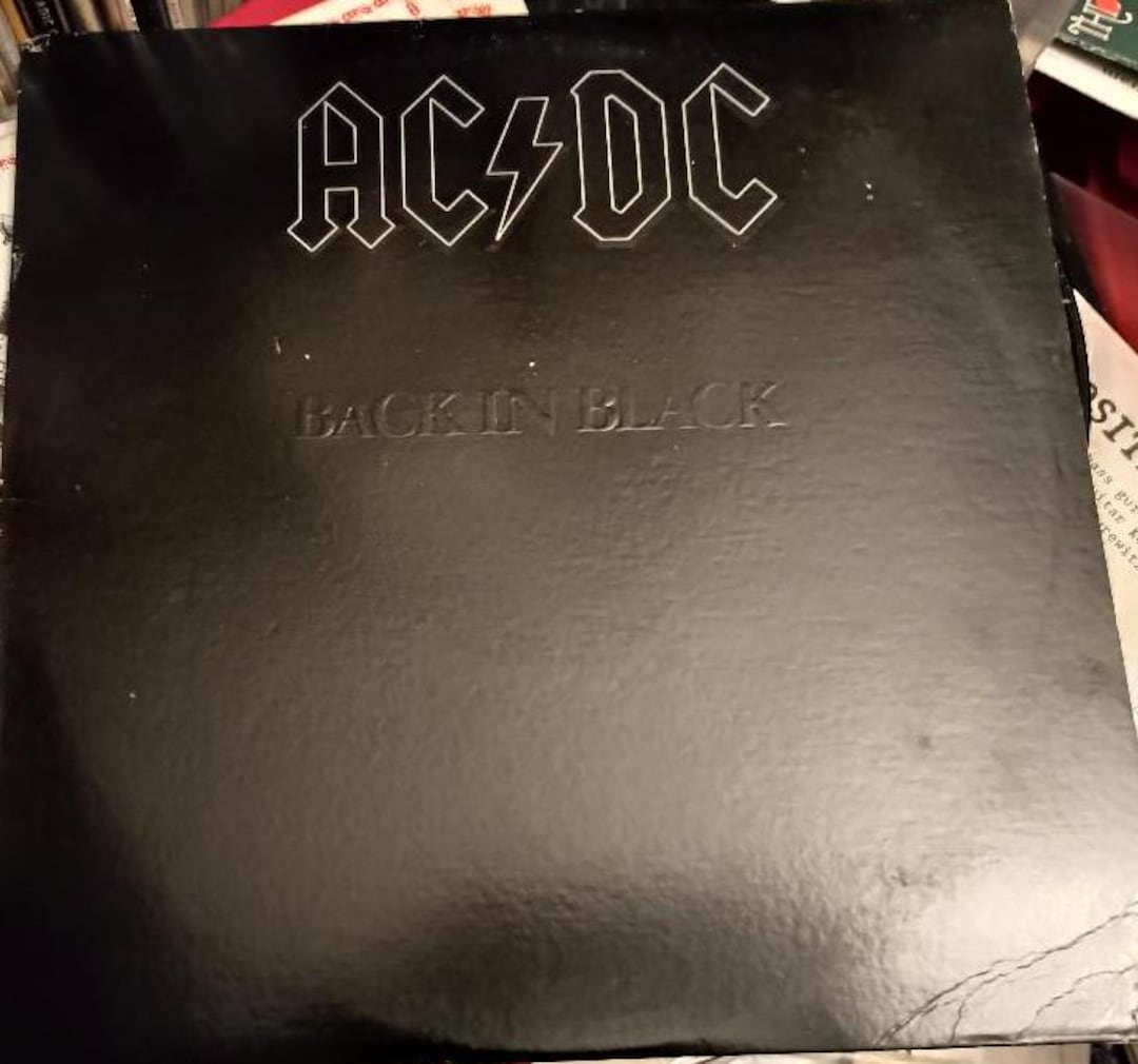 AC/DC Back in Black Vinyl Record Album Lp Orig Pressing Angus Young ...