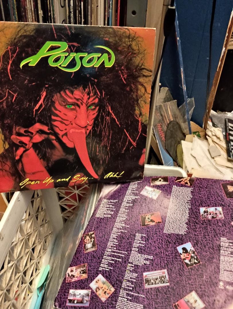 Near Mint Poison Open up and Say Ahh Original Pressing Uncensored