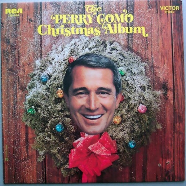 Perry Como Christmas Album Vinyl Record Lp The Little Drummer Boy Silver Bells Ave Maria O Holy Night Do You Hear What I Hear