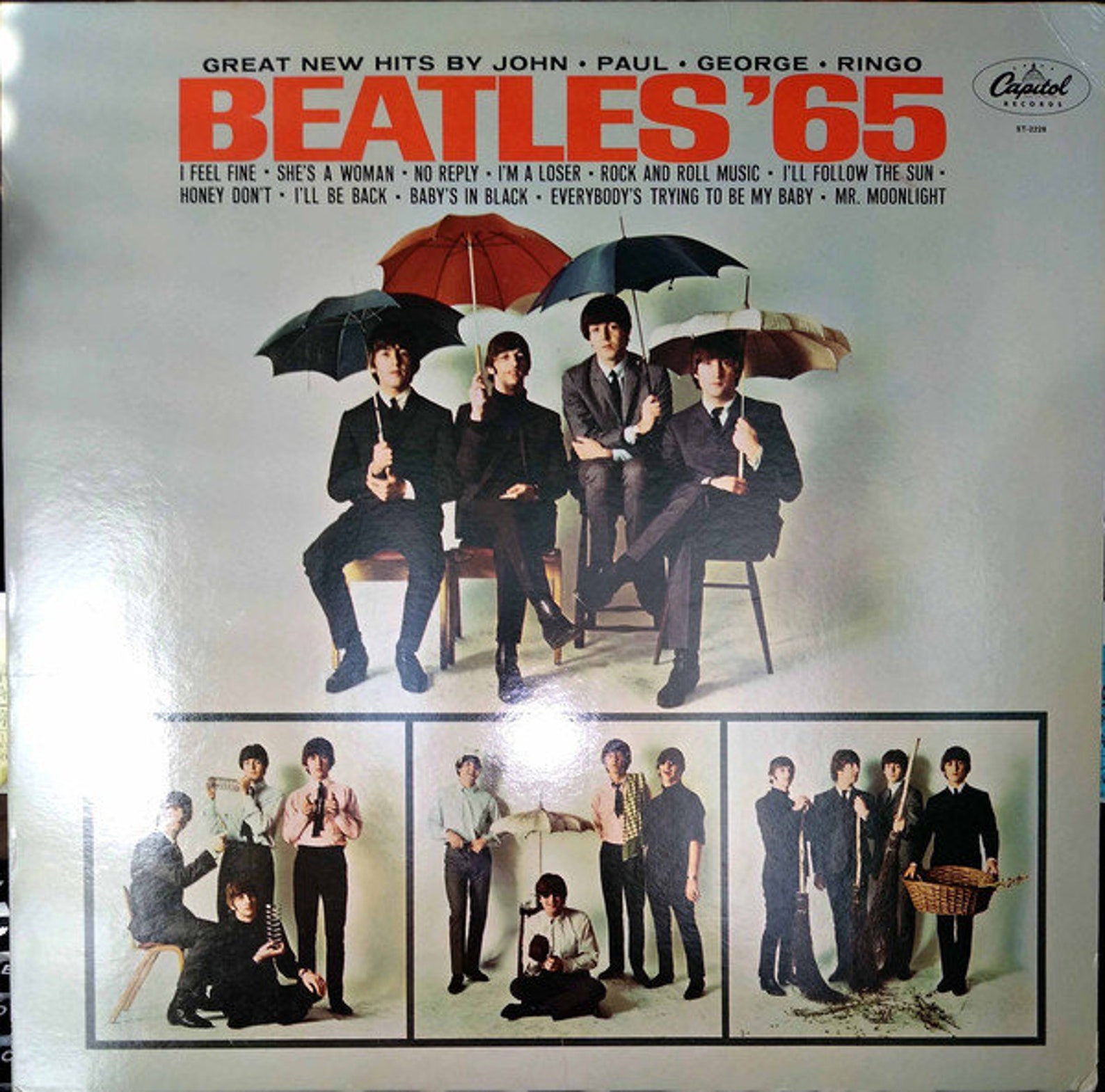 The Beatles '65 Vinyl Record Album Lp John Lennonpaul Mccartney George