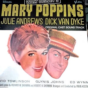 STILL SEALED Walt Disney Mary Poppins Soundtrack Og Mono pressing Vinyl Record Album Julie Andrews Super-Cali-Fragil-Istic-Expi-Ali Docious