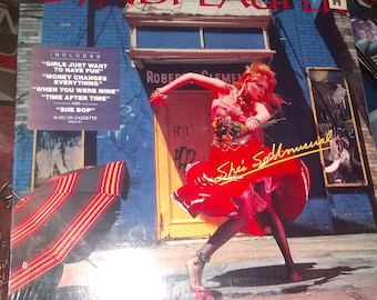 SEALED Cyndi Lauper She's So Unusual Orig Pressing  Vinyl Record Album Lp W/ Hype & Vintage Caldor Stickers  Time After Time