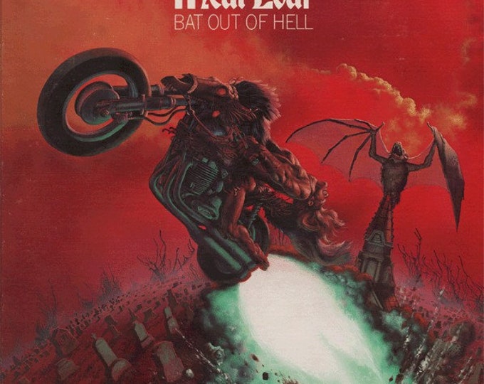 Meatloaf Bat Out of Hell Orig Vinyl Record Album Lp Paradise Etsy