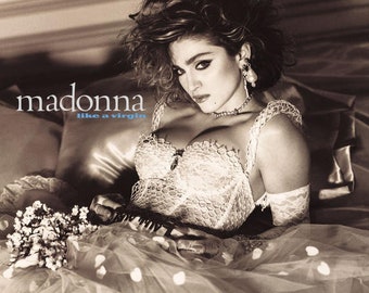 Madonna Like a Virgin Orig Pressing Vinyl Record Album Lp w/  Lyric Sheet Inner Sleeve Material Girl Angel