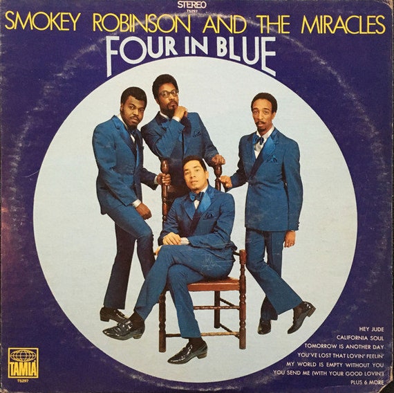 Smokey Robinson and the Miracle Four in Blue Orig Pressing Vinyl