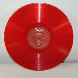 Créations artisanales colorées WoW rouge/disque d'artisanat couleur 12" 33 1/3 album vinyle à personnaliser en quelque chose d'autre LIVRAISON GRATUITE !!