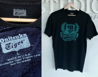 onitsuka tiger t shirt verte