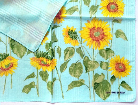 49 AV Junko Shimada Vintage Handkerchief Floral G… - image 5