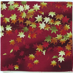Motiv Muster japanischer Ahornblätter, Herbst Winter 50 x 50 cm I Gratis Versand ab Bestellung 35 USD - oder kombinieren Sie Artikel in einer Bestellung!