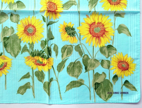 49 AV Junko Shimada Vintage Handkerchief Floral G… - image 6