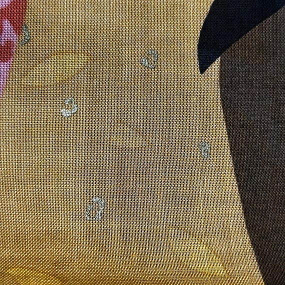 Vintage Rosemisa Handkerchief 2000s - Two Ladies Backstage - 17 x 16.5 inches - Free Delivery on 35 USD+ orders — combine & save! View 6