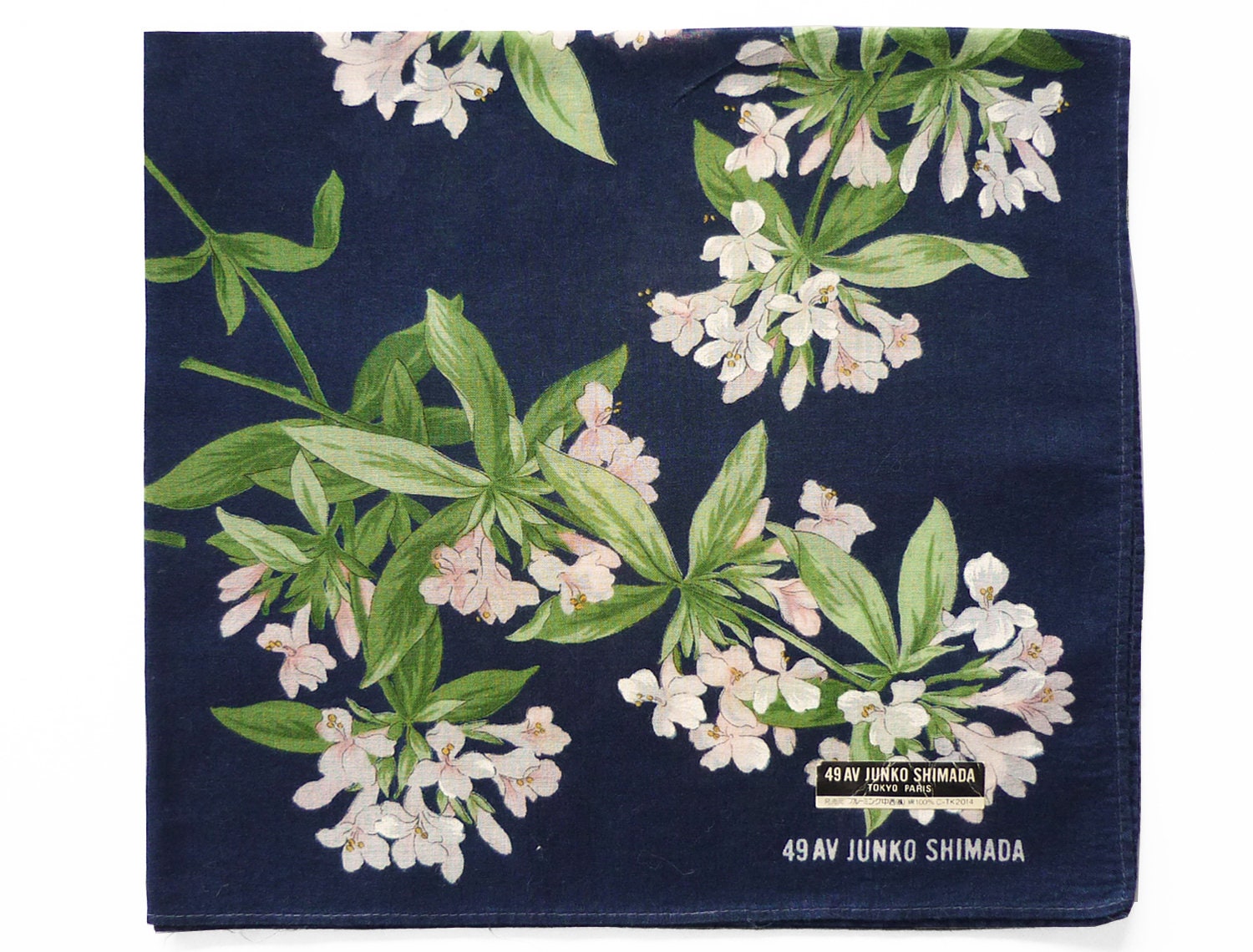 49 AV Junko Shimada Vintage Handkerchief Floral Handkerchief Etsy