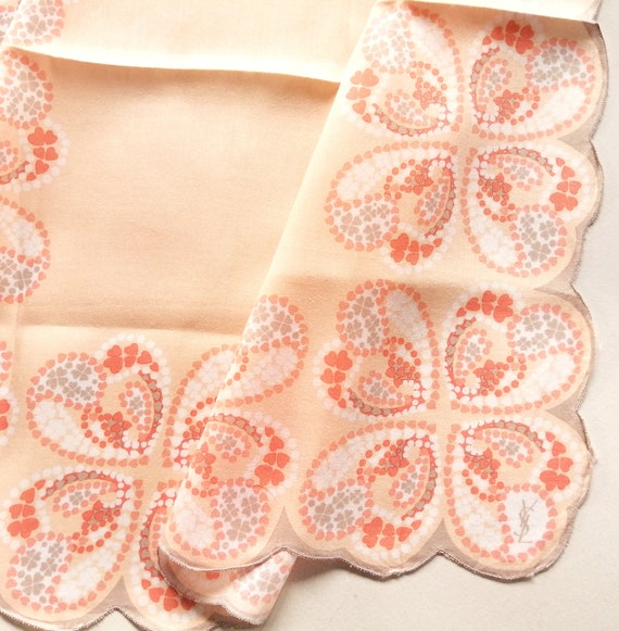 YvesSaintLaurent Vintage Handkerchief Butterfly 1… - image 5