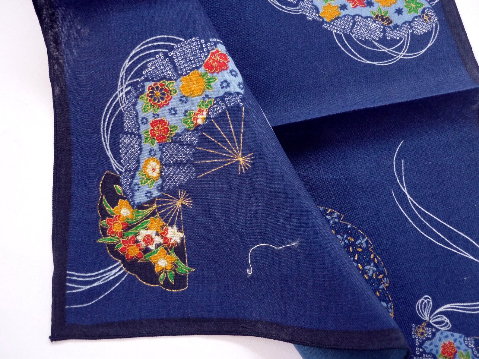Japanese Handkerchief Vintage Handkerchief Women Etsy