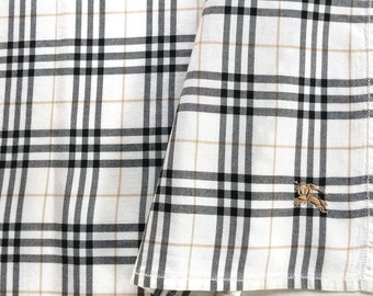 Burberry Vintage Handkerchief Pocket Square Check 18.5 X - Etsy Norway