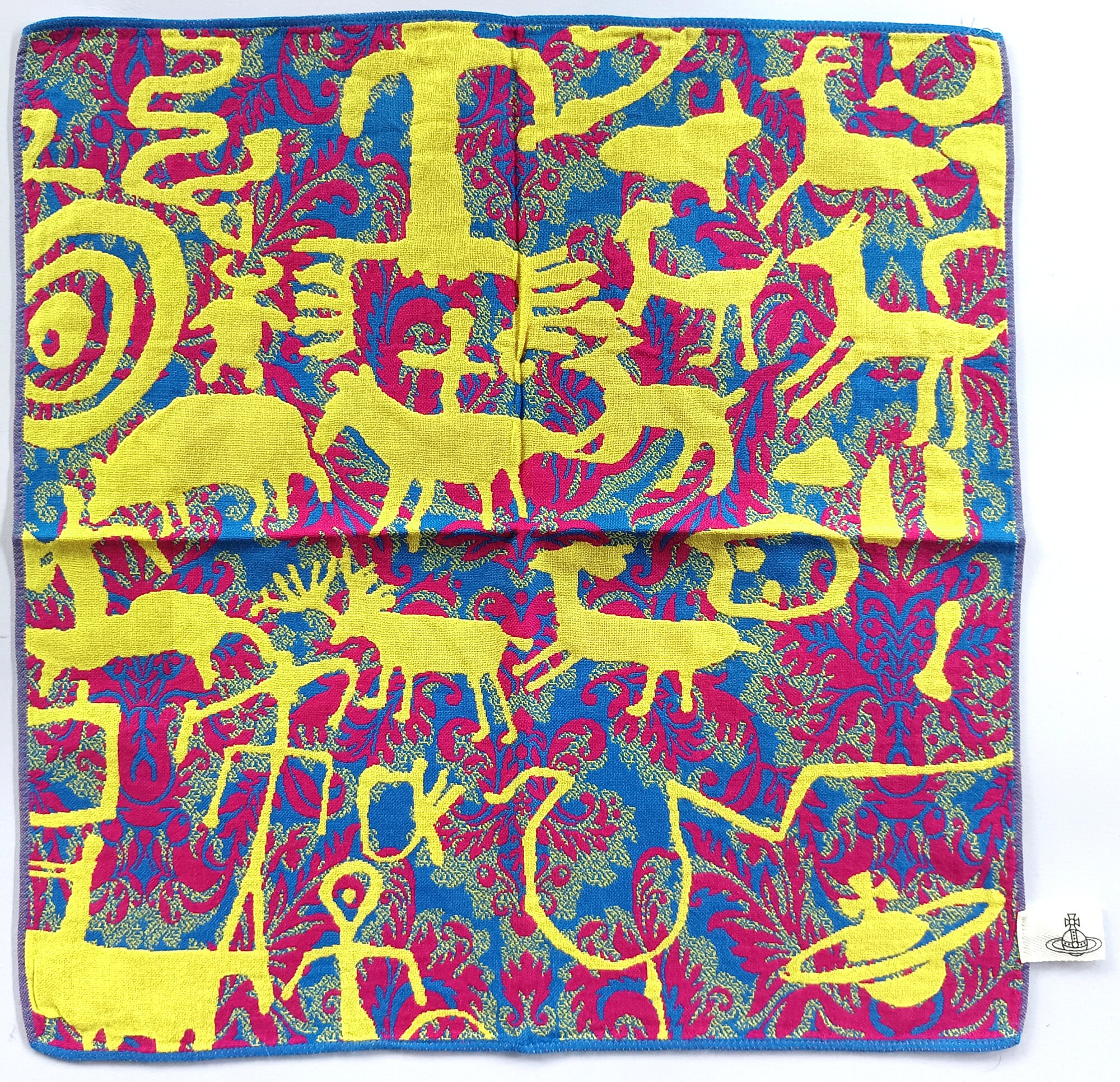 Vivienne Westwood Vintage Towel Animal Saturn 15.5 X 15.5 Inches I