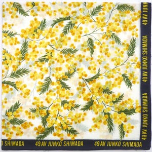 49 AV Junko Shimada Vintage Handkerchief Floral Gift 17.5 x 17 inches I Free Shipping 35USD+ (Auto in Cart)