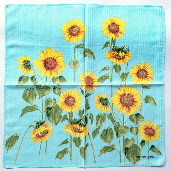 49 AV Junko Shimada Vintage Handkerchief Floral G… - image 1