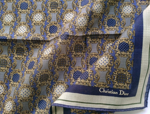 Christian Dior Vintage Handkerchief Women Handkerchief Baroque - Etsy