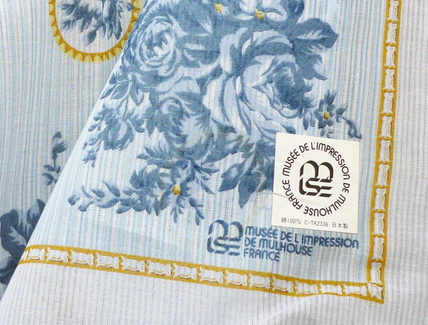 Musee De L'impression De Mulhouse Souvenir Handkerchief - Etsy Sweden