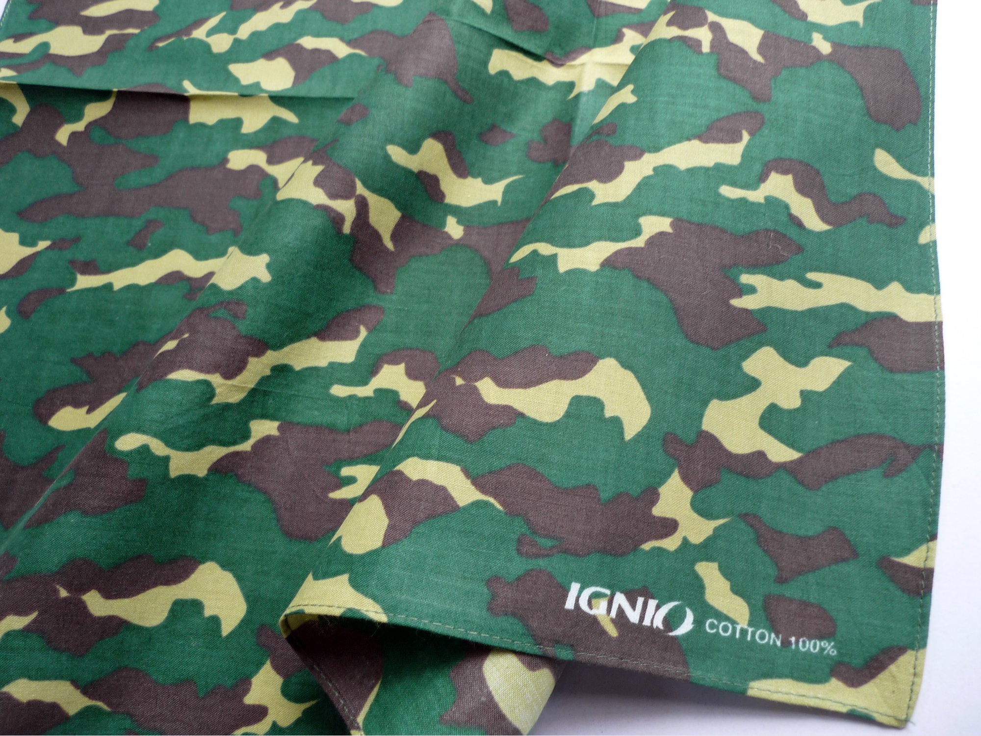IGNIQ Vintage Bandana Japanese Bandana Camo Pattern 21 x Etsy