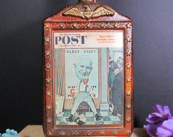 Jim Beam Collectible Decanter or Bottle, The Satuday Evening Post Elect Casey Bicentenial Limited Edition Political Decanter 1976, Saloon