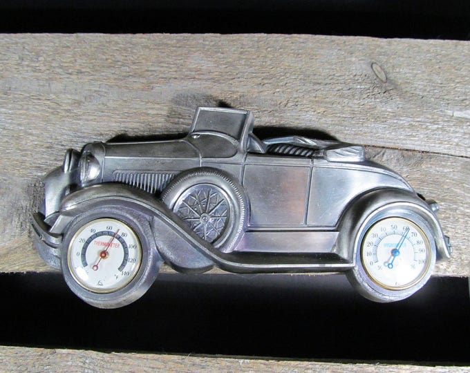 Vintage Classic Car Weather Station Hygrometer and Etsy