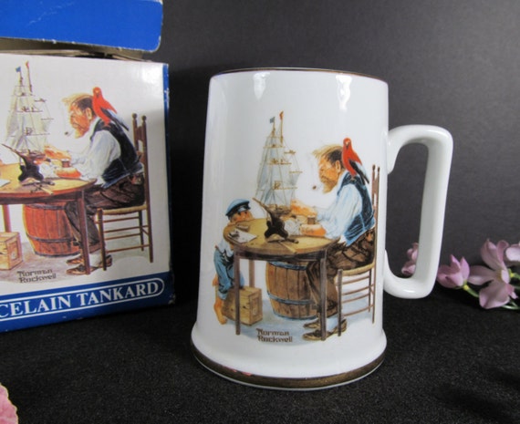 norman rockwell for a good boy mug