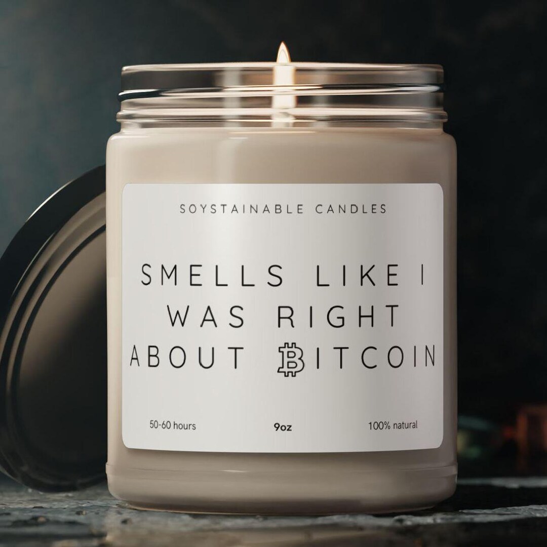 Bitcoin-geurkaars, cryptocurrency-cadeau voor beleggers, grappige kaars,  crypto-kaars, financiële kaars, beursdecor - Etsy Nederland