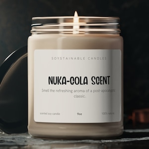 Nuka-Cola Scented Candle | Fallout Inspired | Refreshing Aroma | Soystainable Candles