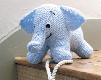 Knit Elephant Toy knitting pattern instant download pdf