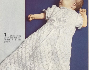crochet baptism dress pattern