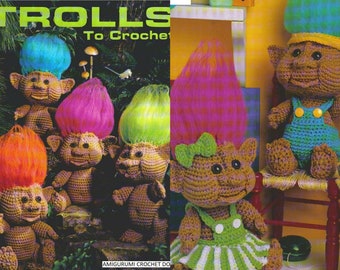 crochet troll doll
