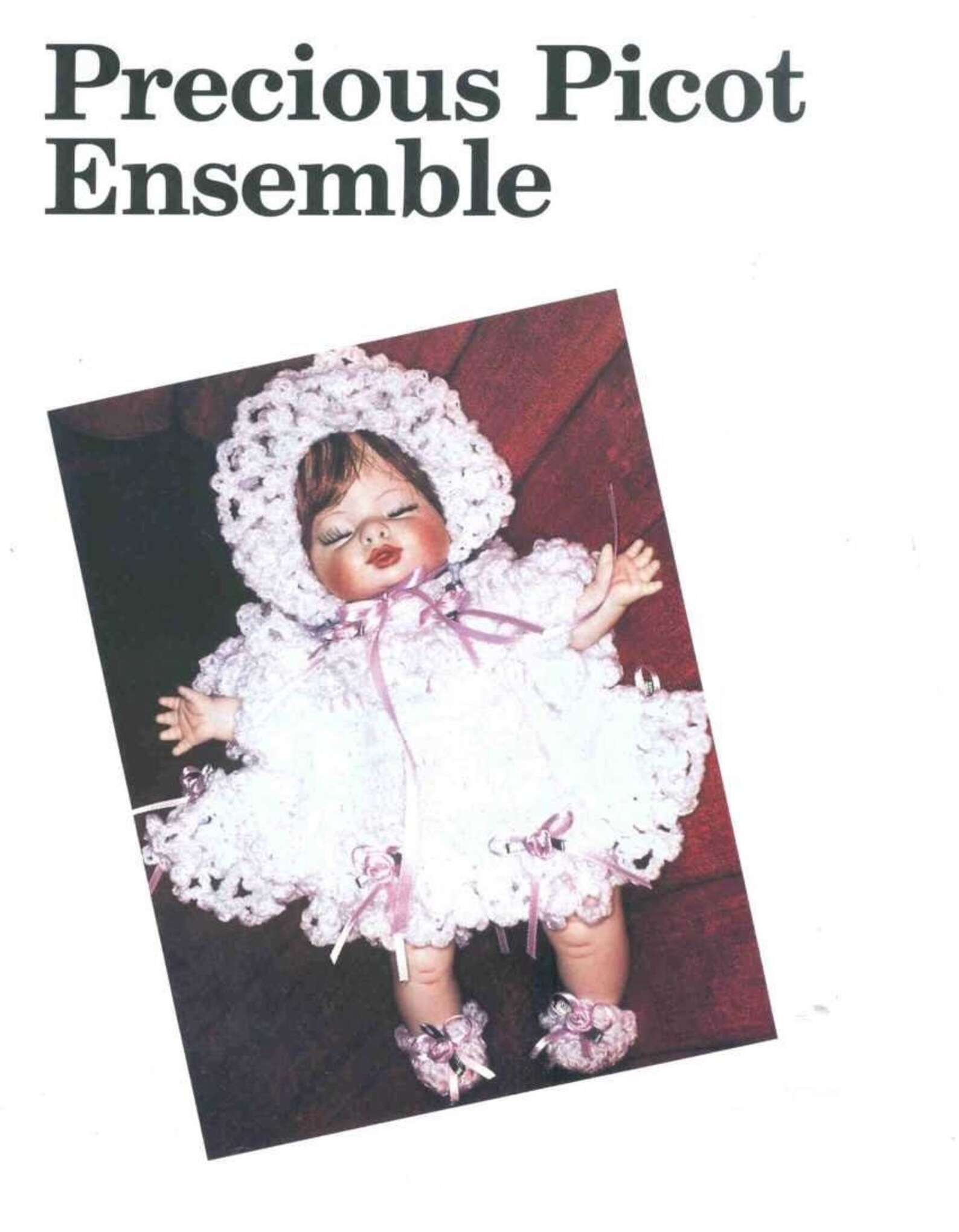 Vintage Crochet Doll Clothes to Fit 9.5 Inch Baby Doll Instant Etsy