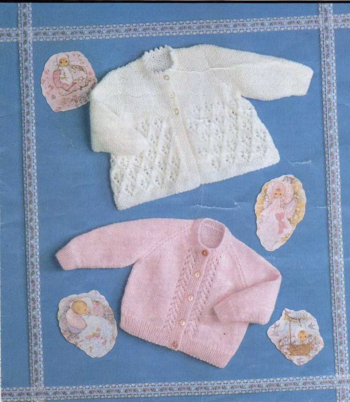 Knit Pattern Baby Cardigan and Coat Instant Download Knitting Etsy