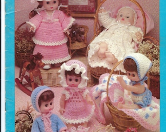 Vintage Crochet Toyland doll clothes, play dolls, nursery and more instant download crochet pattern