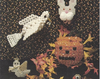 Vintage Beading Book Year Round Beading pumpkins and more bead instructions pdf