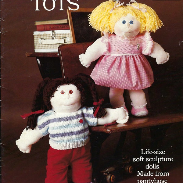 Knit Crochet Sew for Tot Dolls like Cabbage Patch Kids instant download pattern