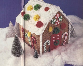 Crochet Gingerbread House for Holidays Christmas download crochet pattern