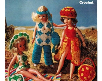 Vintage Crochet Fashion Doll Outfits by Marriner download crochet pattern