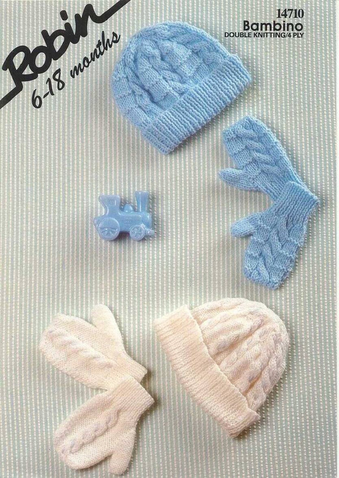 Baby Hats and Mittens Knitting Pattern Instant Download Knitting