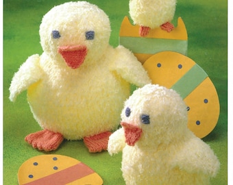 Easter Chicks knitting pattern pdf instant download