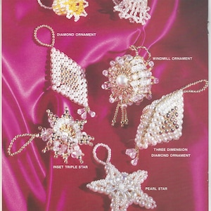 Vintage bead pattern Beaded Holiday II 29 exciting tree trimmers bead instructions pdf