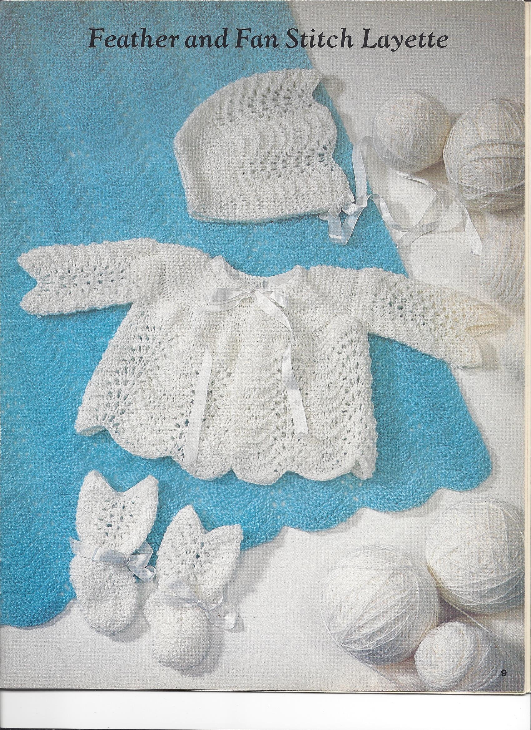 Feather and fan matinee jacket shop pattern