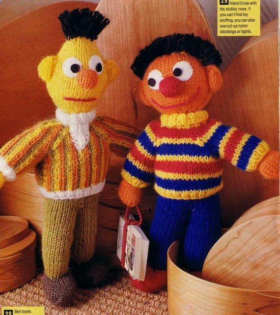 vintage bert and ernie dolls