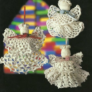 Vintage Crochet Angels Sachet thread crochet instant download pdf pattern