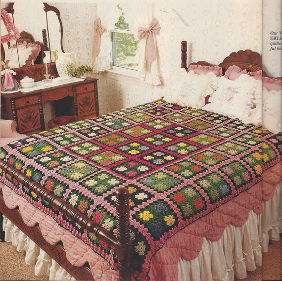 Vintage Crochet Victorian Granny Coverlet Afghan Blanket - Etsy 【予約販売】本 US Vintage Ivory Blanket Granny’s ラグ