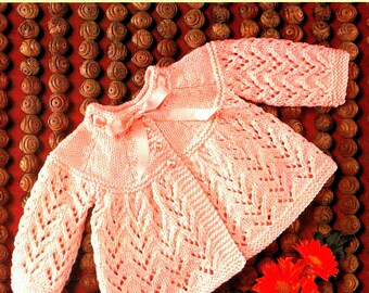 matinee jackets for babies free patterns