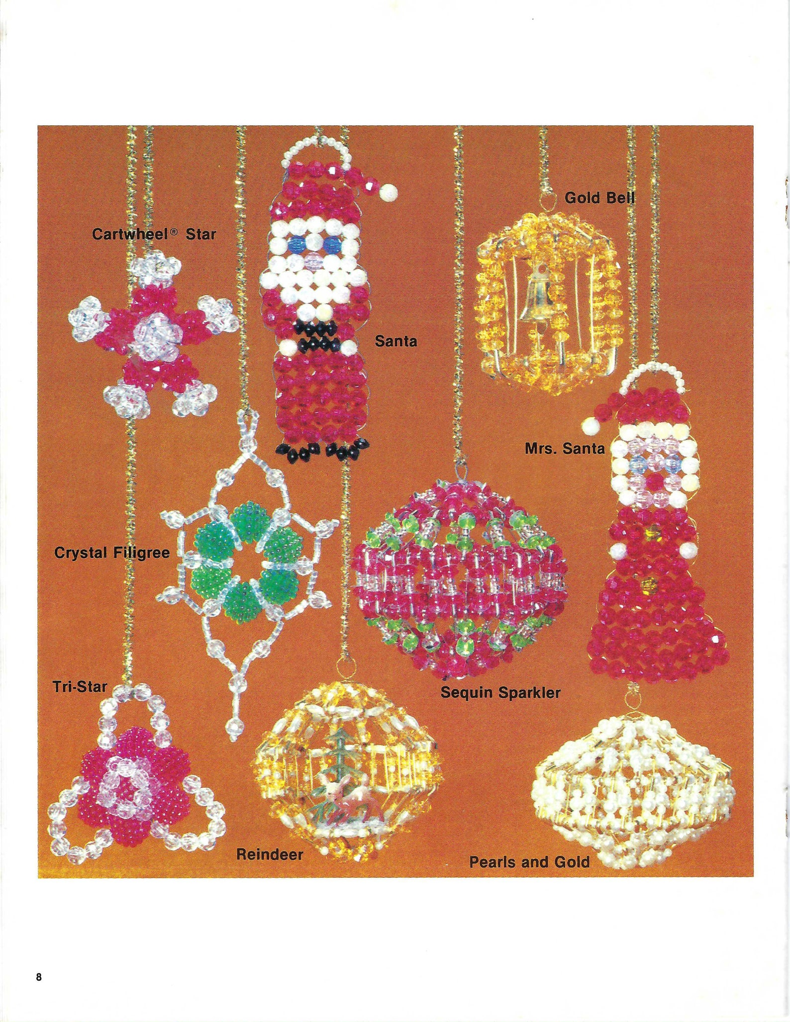 Vintage Beaded Holiday Ornaments for Your Christmas Tree to Etsy